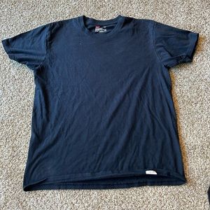 Black workout t-shirt